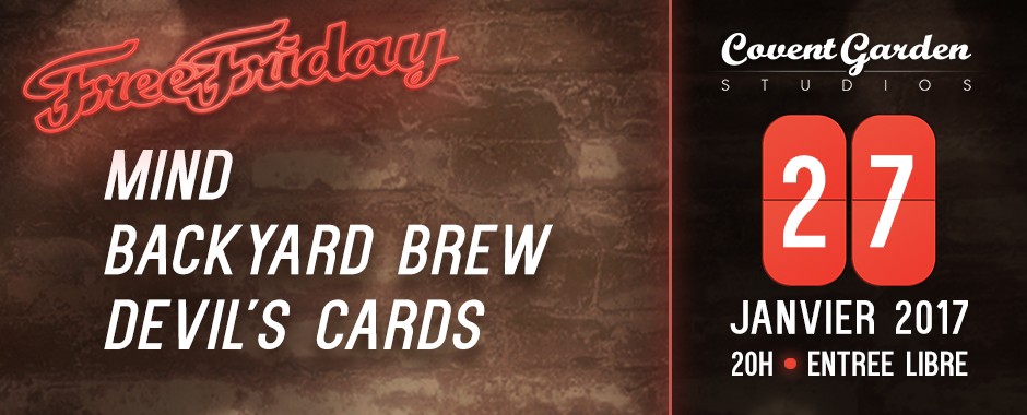  MIND + BACKYARD BREW + DEVIL'S CARDS