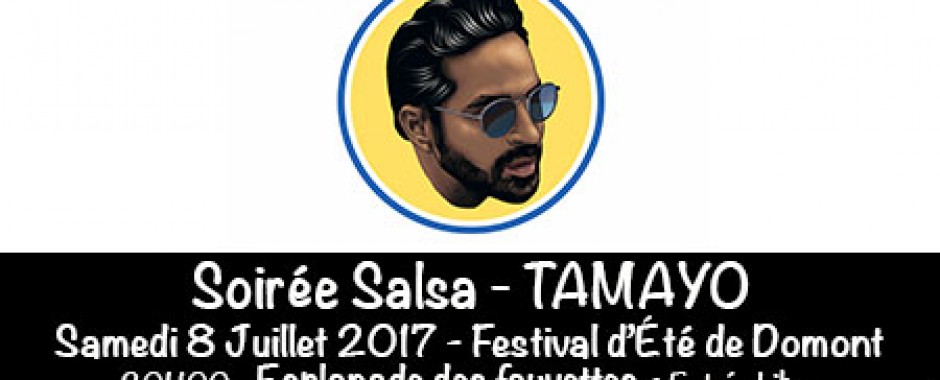 Soiré SALSA - Tamayo + Initiation à la danse - Festival de l'Été - Domont