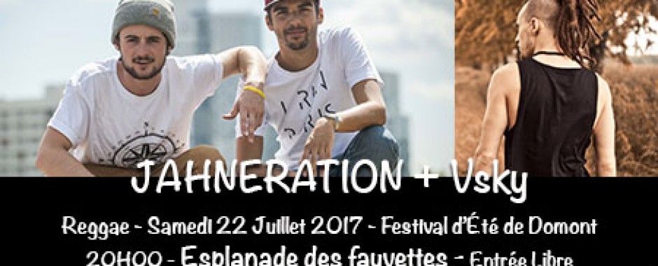 Jahneration + Vsky - Festival de l'Été - Domont